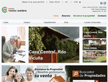 Tablet Screenshot of franciscolavanderos.cl
